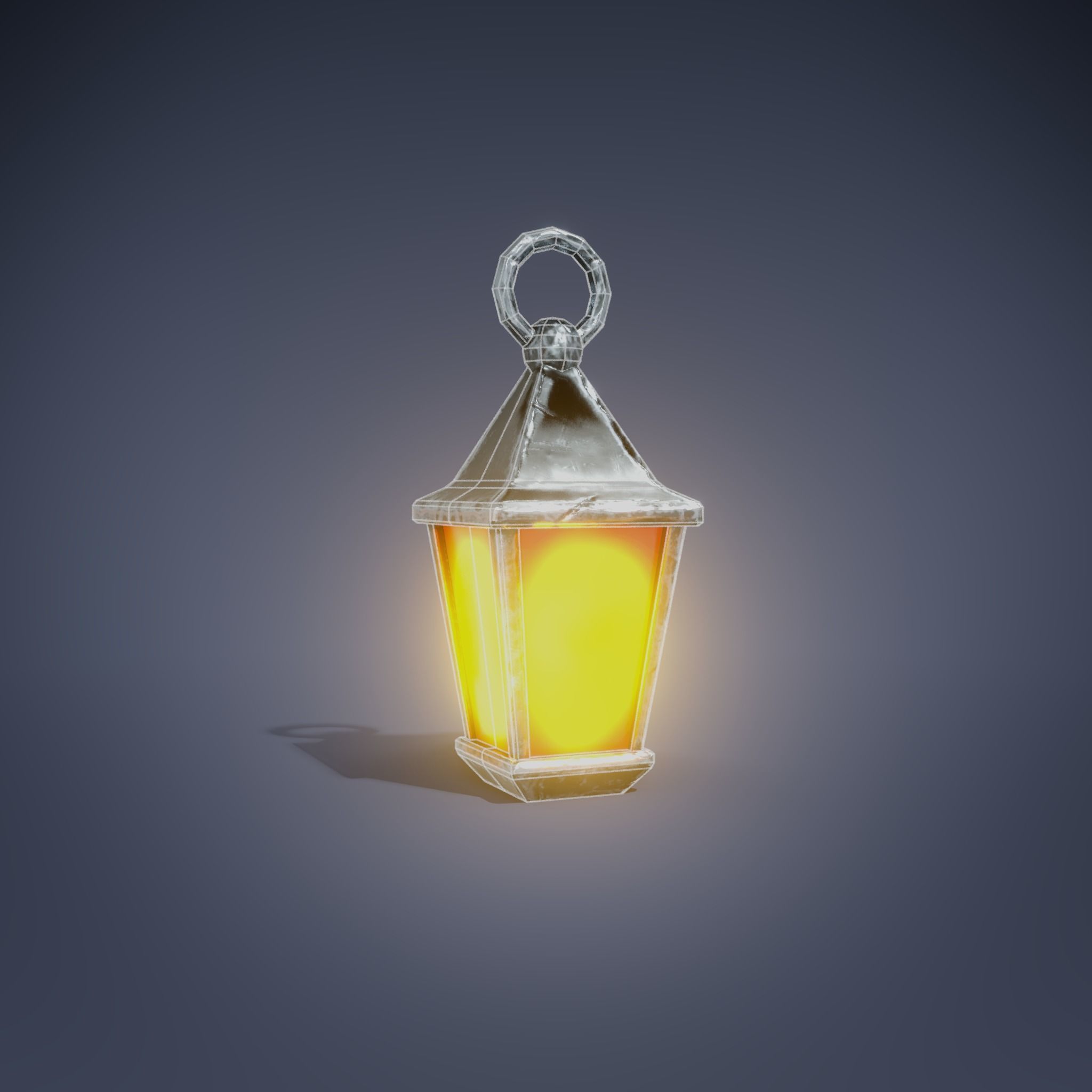 Basic RPG Game Tools and Weapons set Low-poly 3D model_17