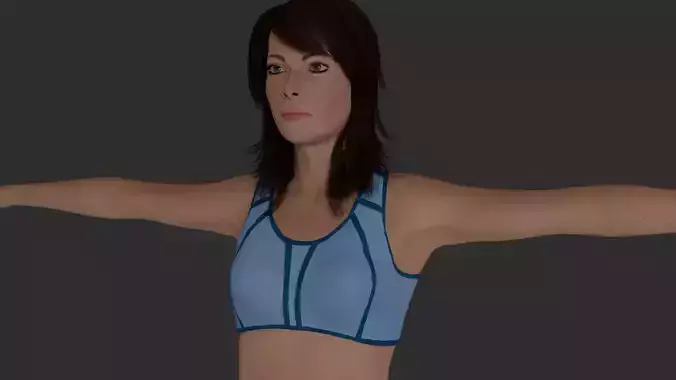 Rigged Female Character 17