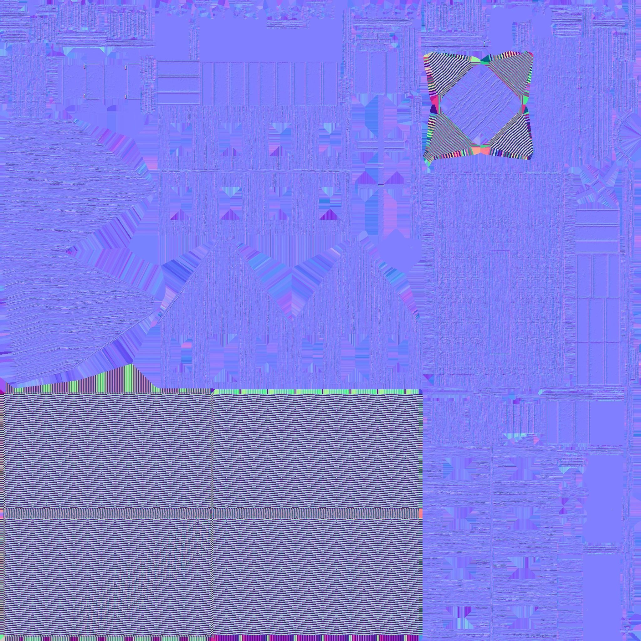 Western Church - Old West Scene Asset - Backdrop Full Perm Low-poly 3D model_23