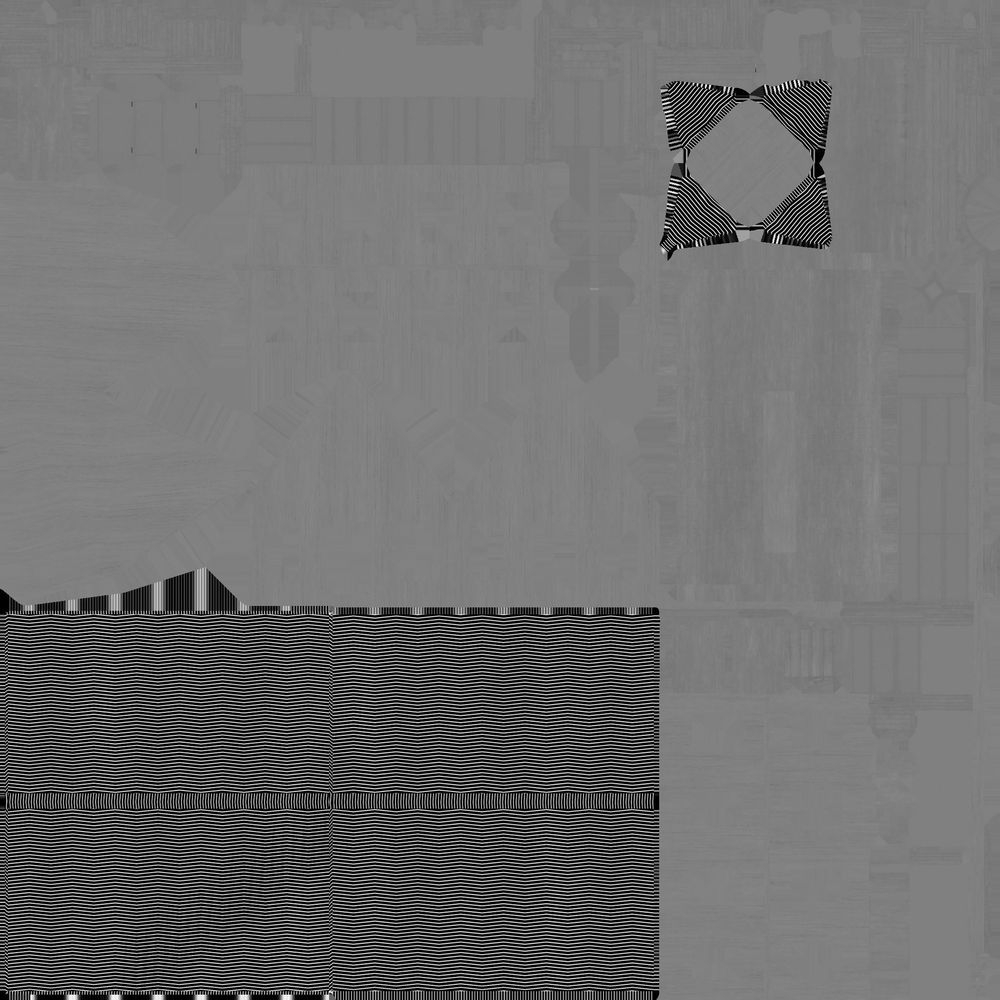 Western Church - Old West Scene Asset - Backdrop Full Perm Low-poly 3D model_20