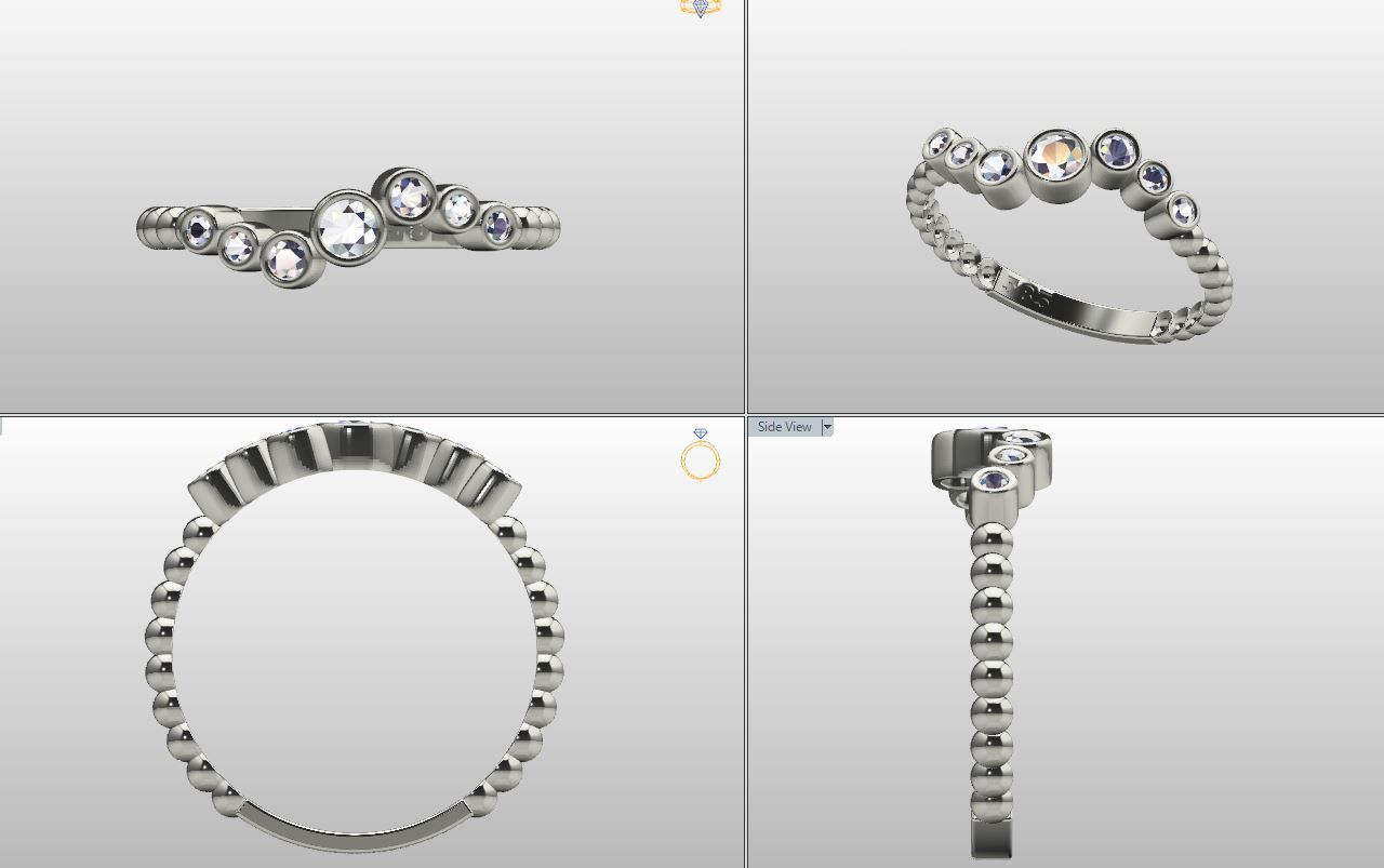 Ball ring zirconia lightweight 3D print model_5