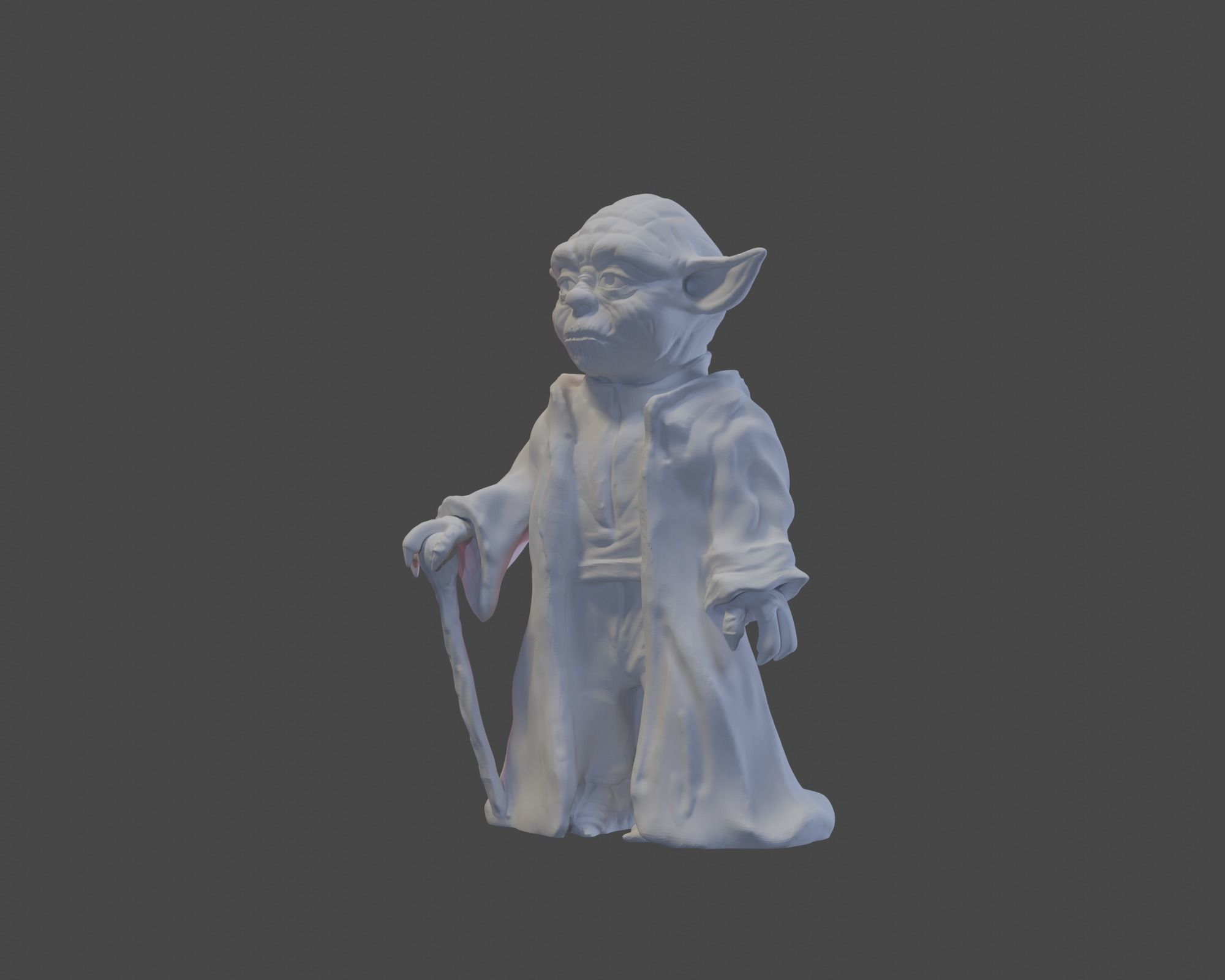 Yoda for 3d printing 3D print model_2