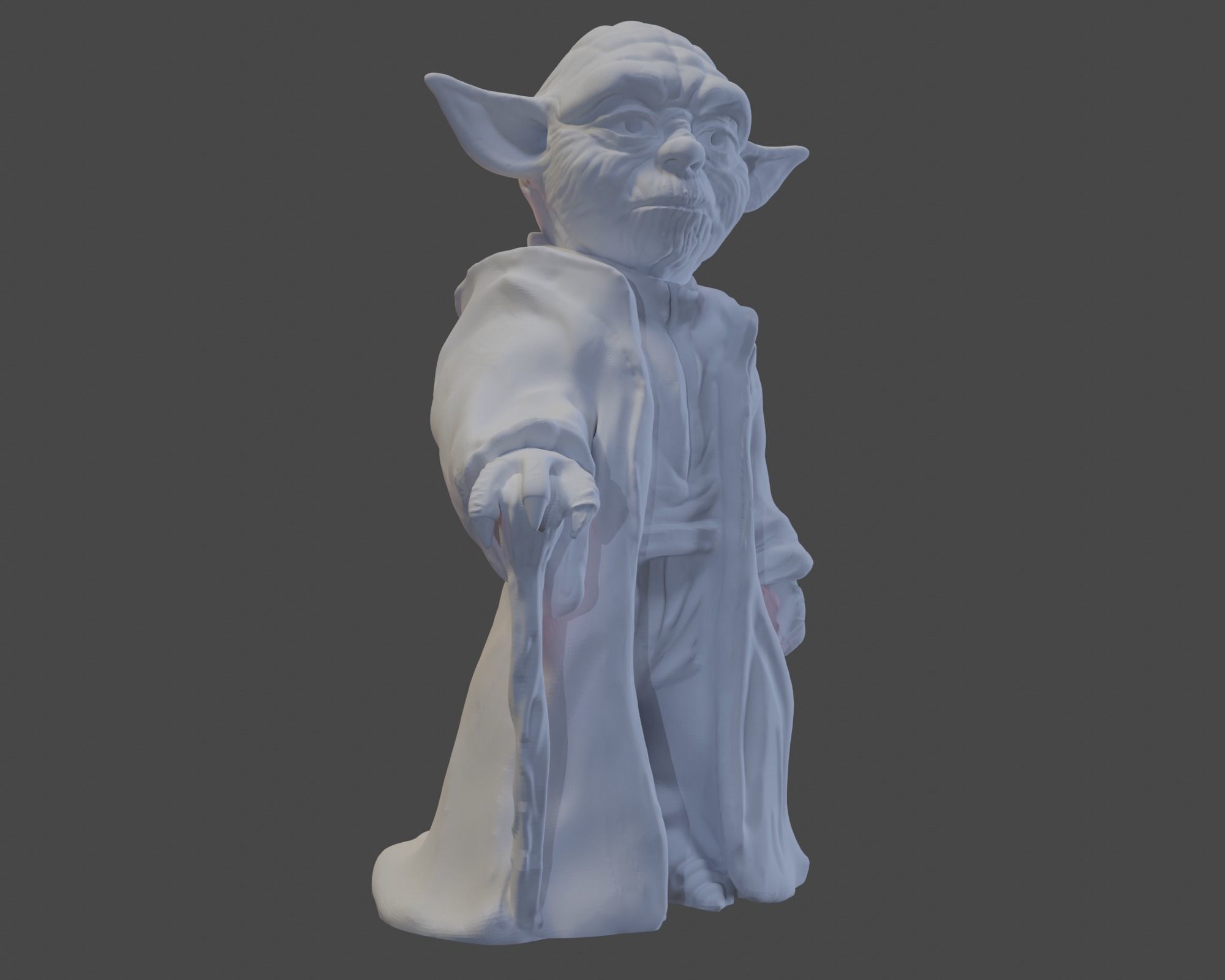Yoda for 3d printing 3D print model_7