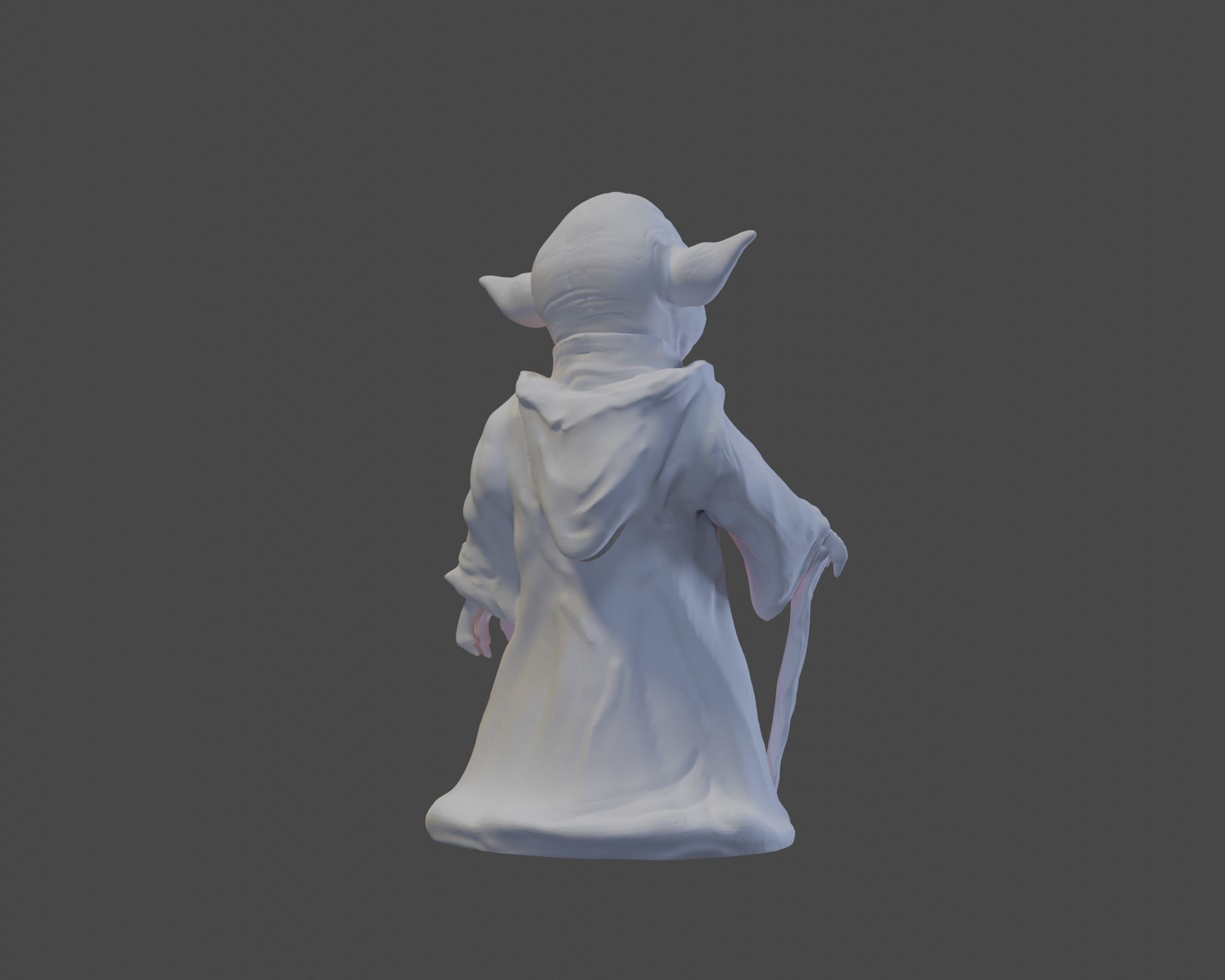 Yoda for 3d printing 3D print model_5