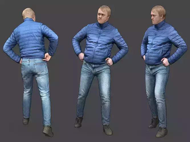 Stylized Man 3D model
