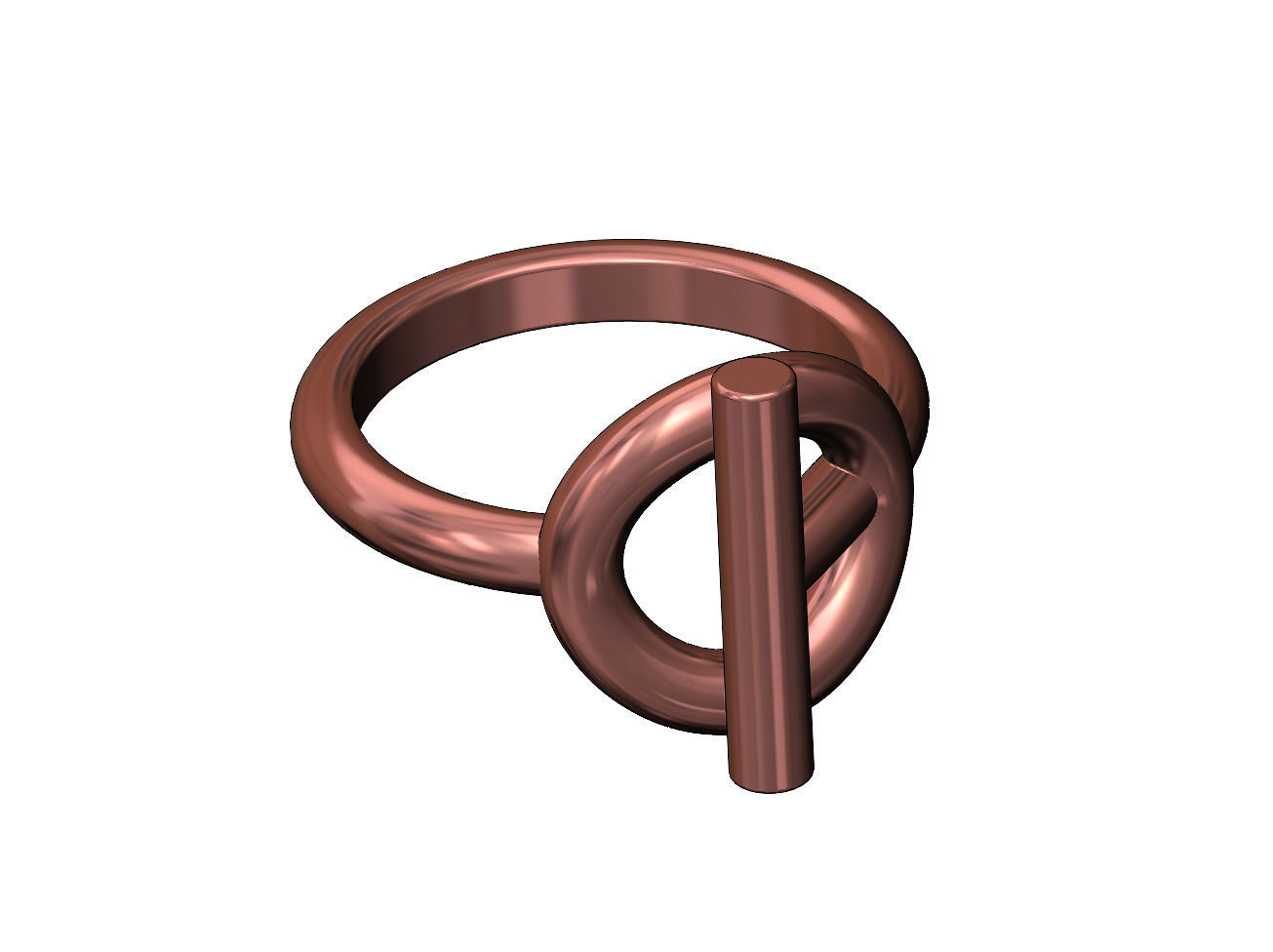 Toggle motif ring US size 5to11 3D print model_9