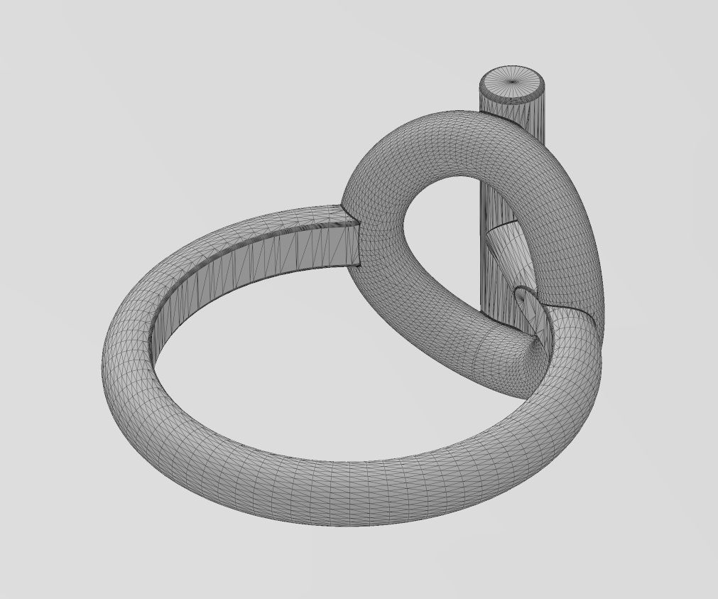 Toggle motif ring US size 5to11 3D print model_13