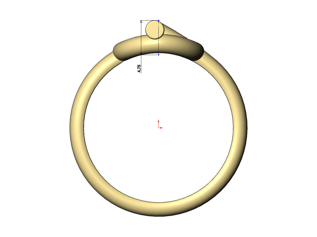 Toggle motif ring US size 5to11 3D print model_6
