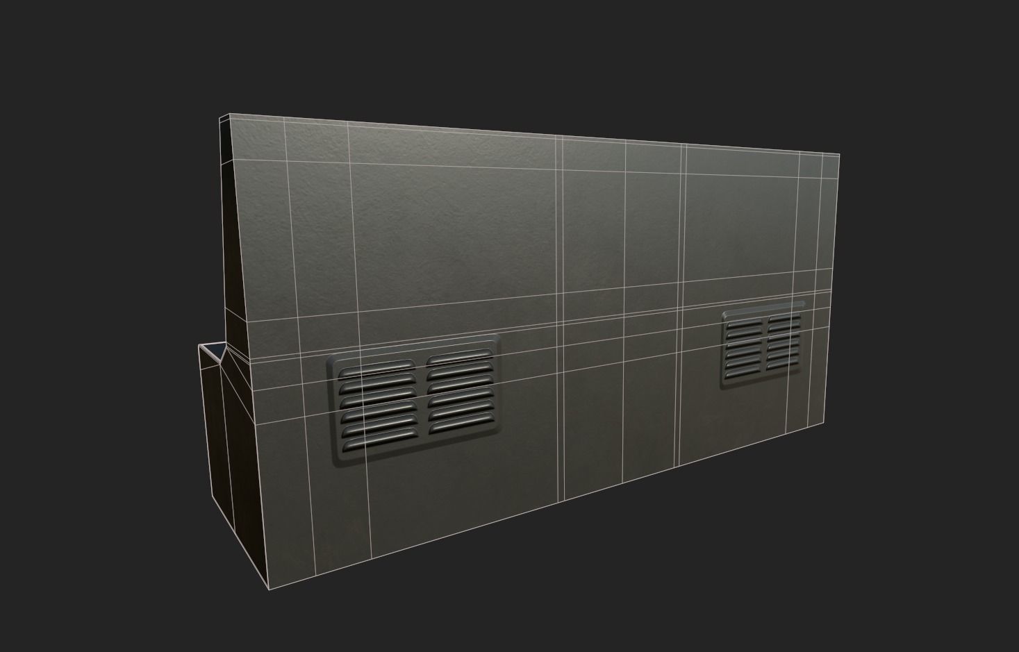 SciFi Terminal Low-poly 3D model_13