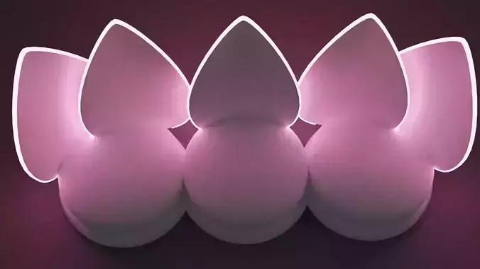 Lotus sofa 3D model