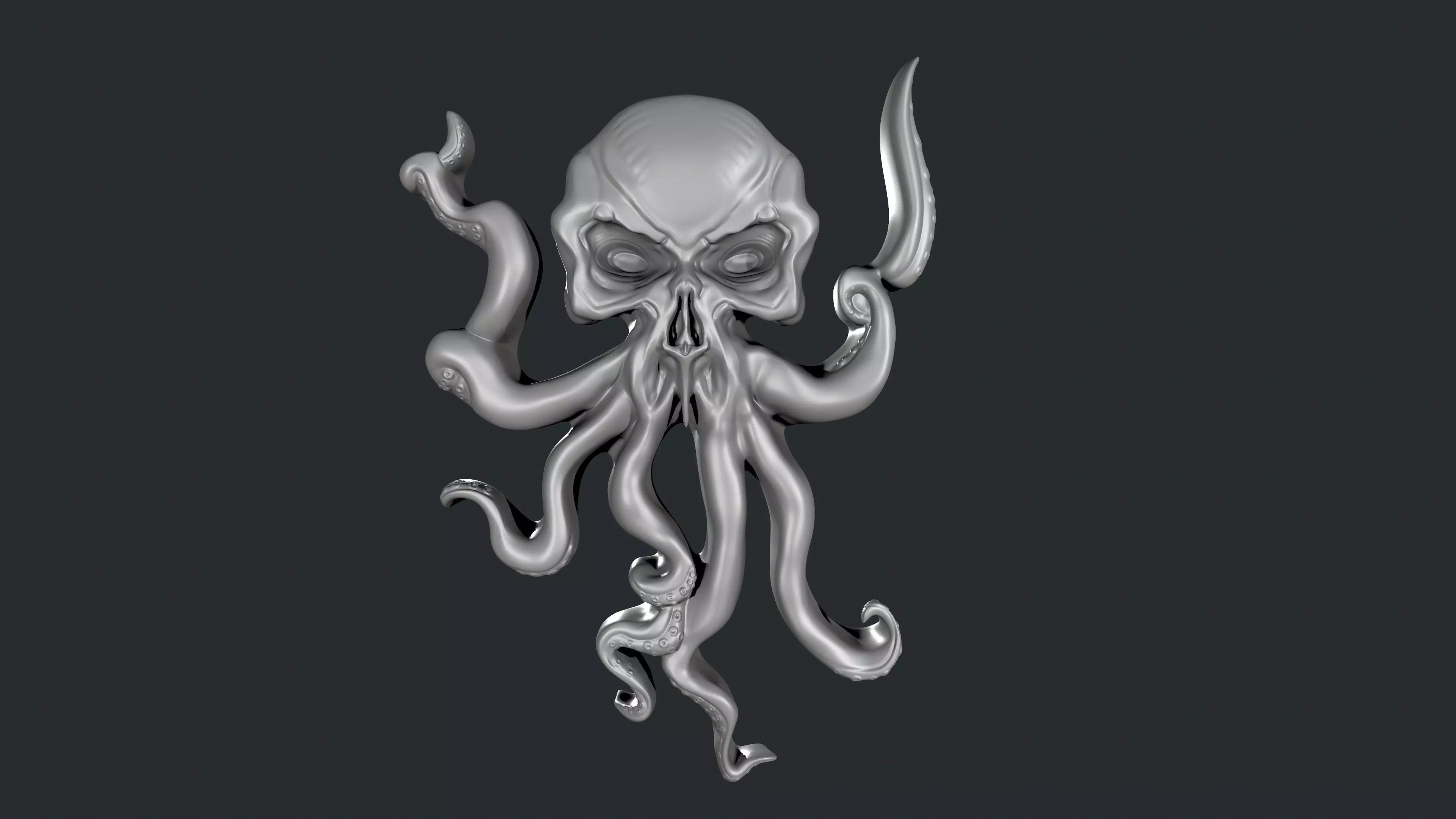 3d STL models for CNC octopus 3D print model_0