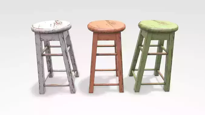 Old Stools 3 color