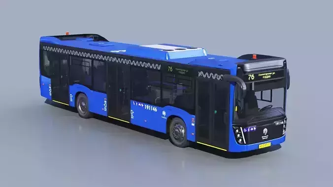 Nefaz 5299 Moscow bus 3D model