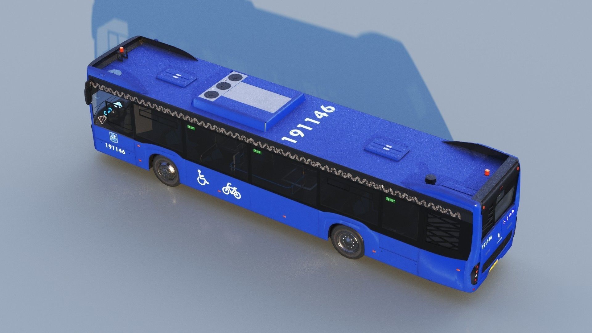 Nefaz 5299 Moscow bus 3D model_8
