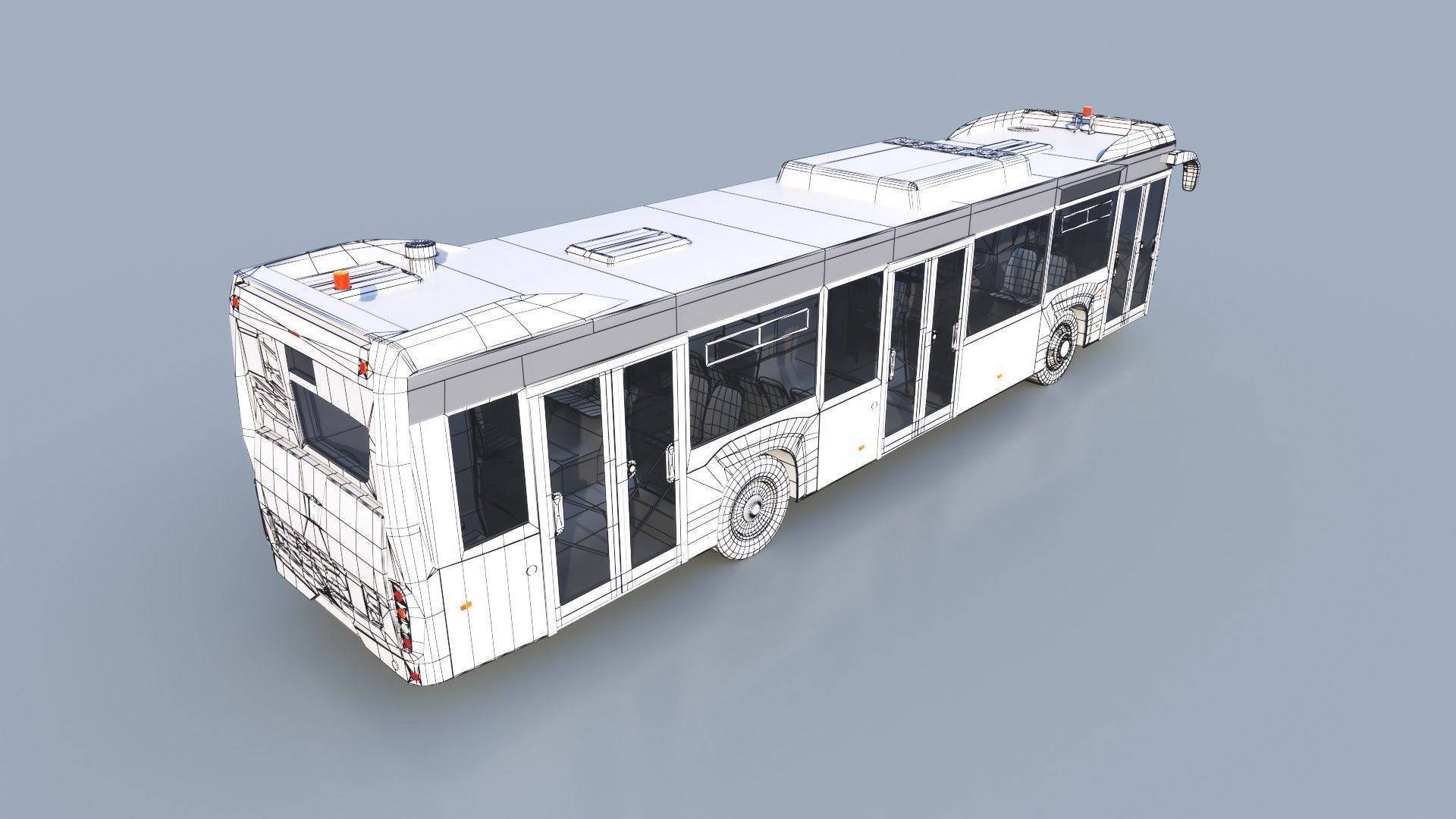 Nefaz 5299 Moscow bus 3D model_13