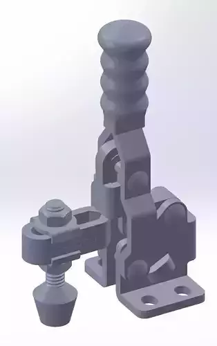 GP-1202-U clamp with bolt Free 3D model