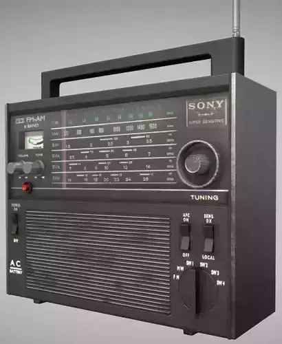 Retro radio Sony TFM-2000F