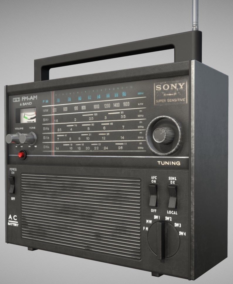 Retro radio Sony TFM-2000F