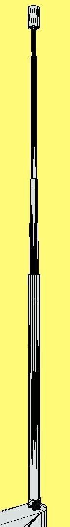 Retro radio Sony TFM-2000F Low-poly 3D model_8