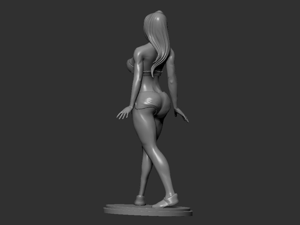Fitness Woman 3D print model_3