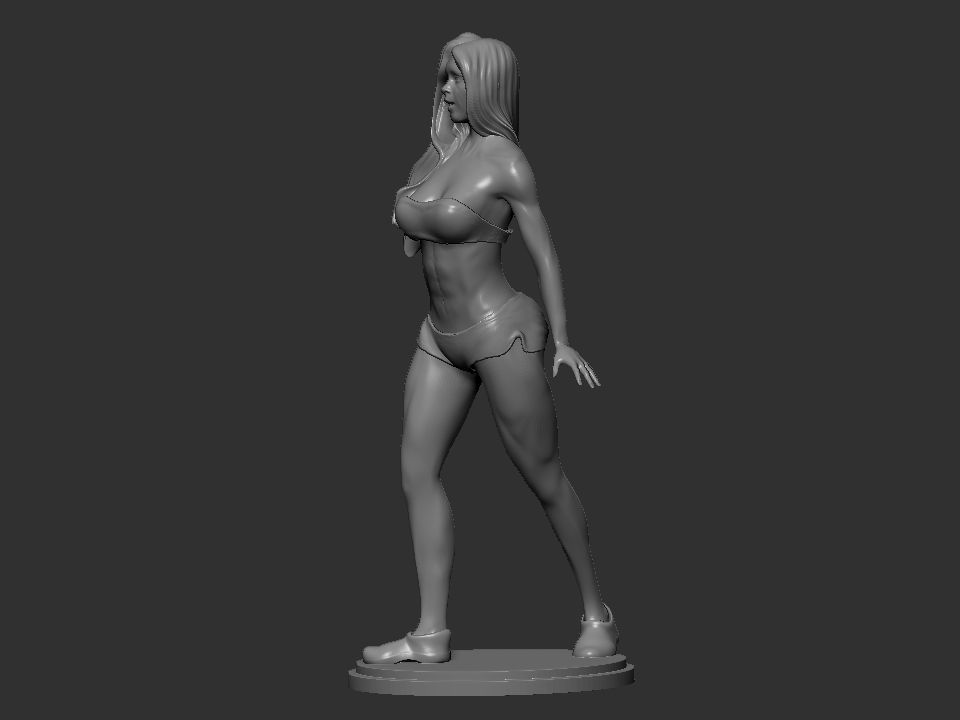 Fitness Woman 3D print model_4