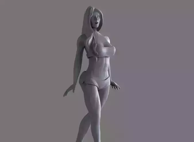 Fitness Woman 3D print model
