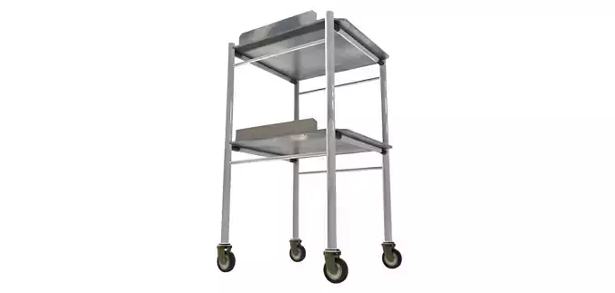 Medical Trolley 3D Model