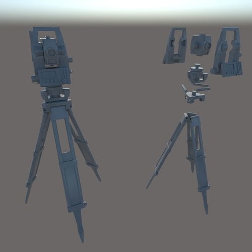 Geodesic Total Station Souvenir 3D print model