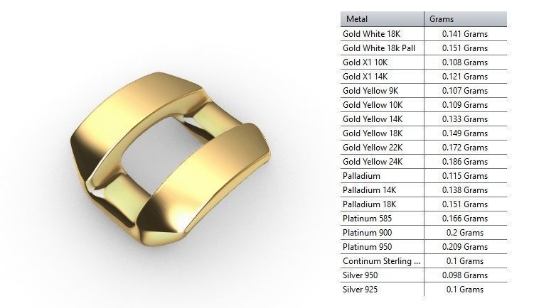 5 MM CUBAN SQUARE LINK CHAIN FOR BRACELET OR NECKLACE 3D print model_12