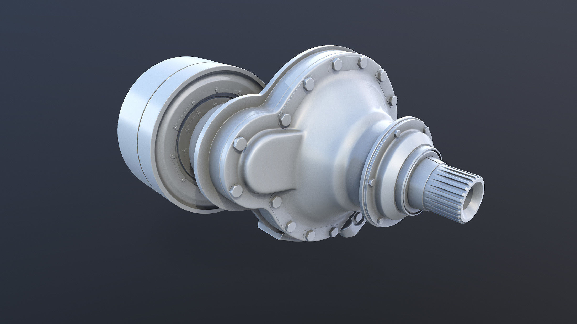 T-55 Tank Suspension 3D model_14