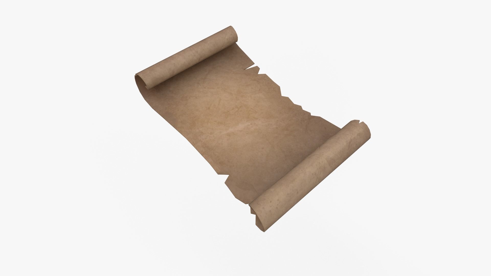 Treasure Map  Low-poly 3D model_4