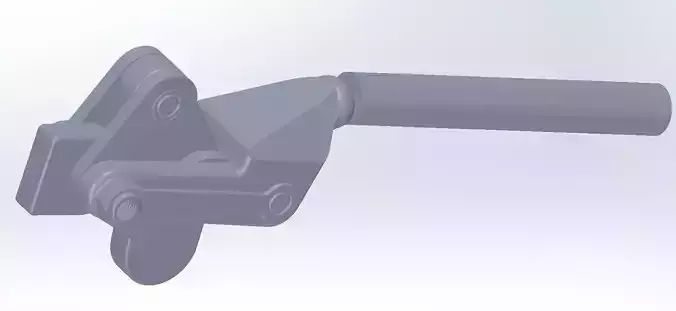 GP-1503-MB hydraulic hose clamp Free 3D model