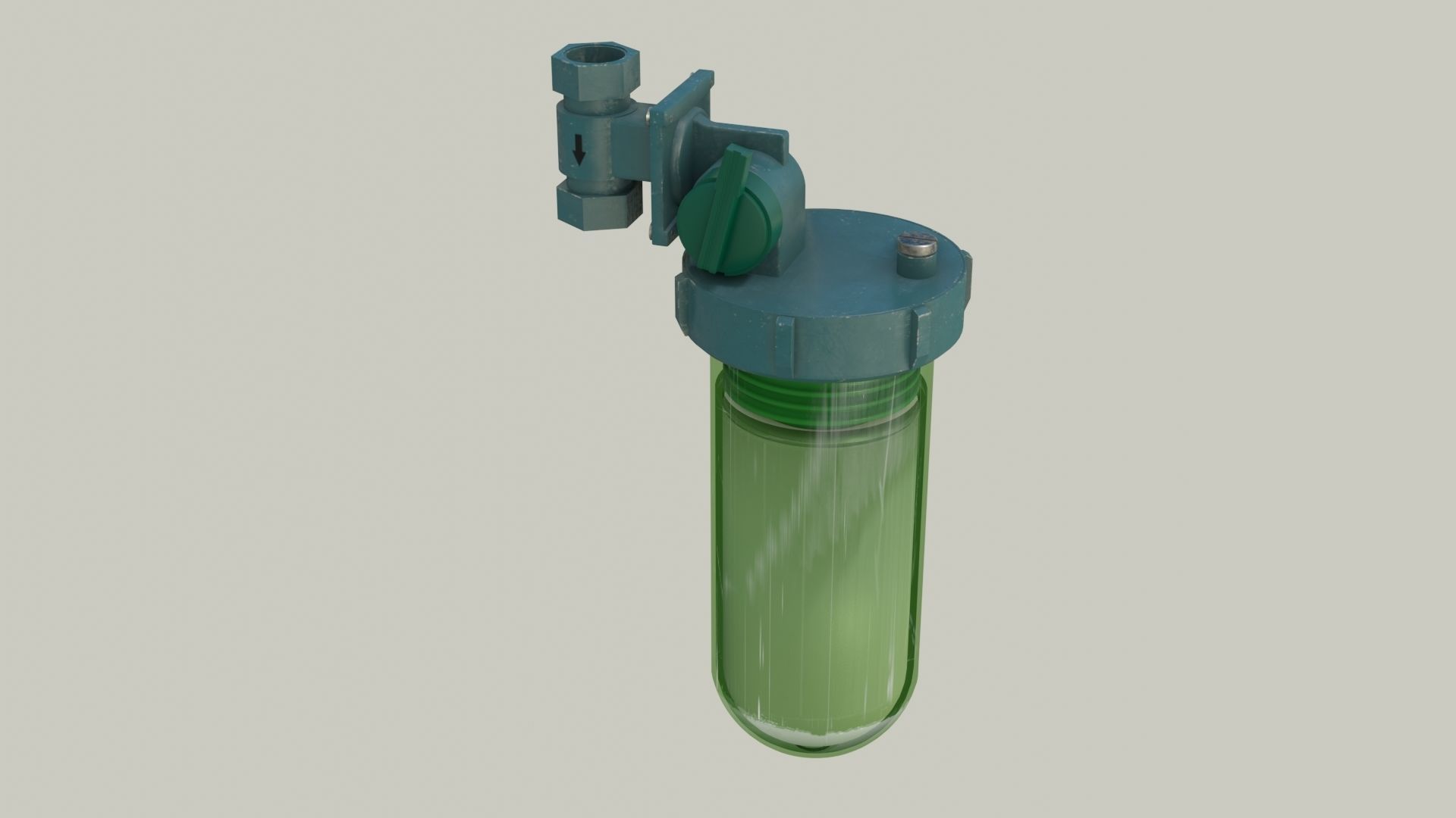 Boiler Filter 3D comleted of textures and PBR materials Low-poly 3D model_7