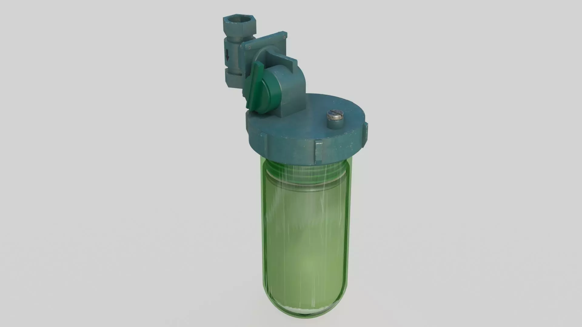 Boiler Filter 3D comleted of textures and PBR materials Low-poly 3D model_0