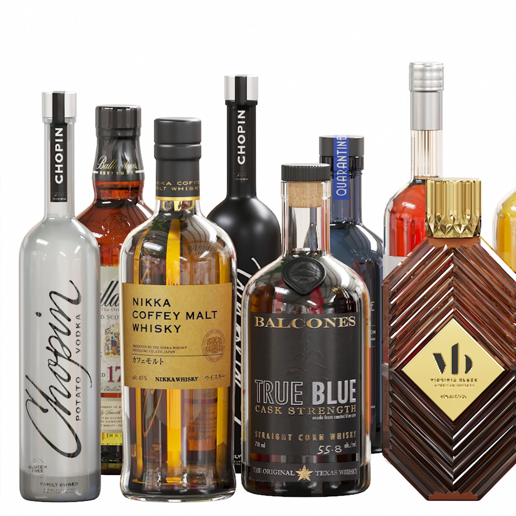 Bottle 05 3D model_2