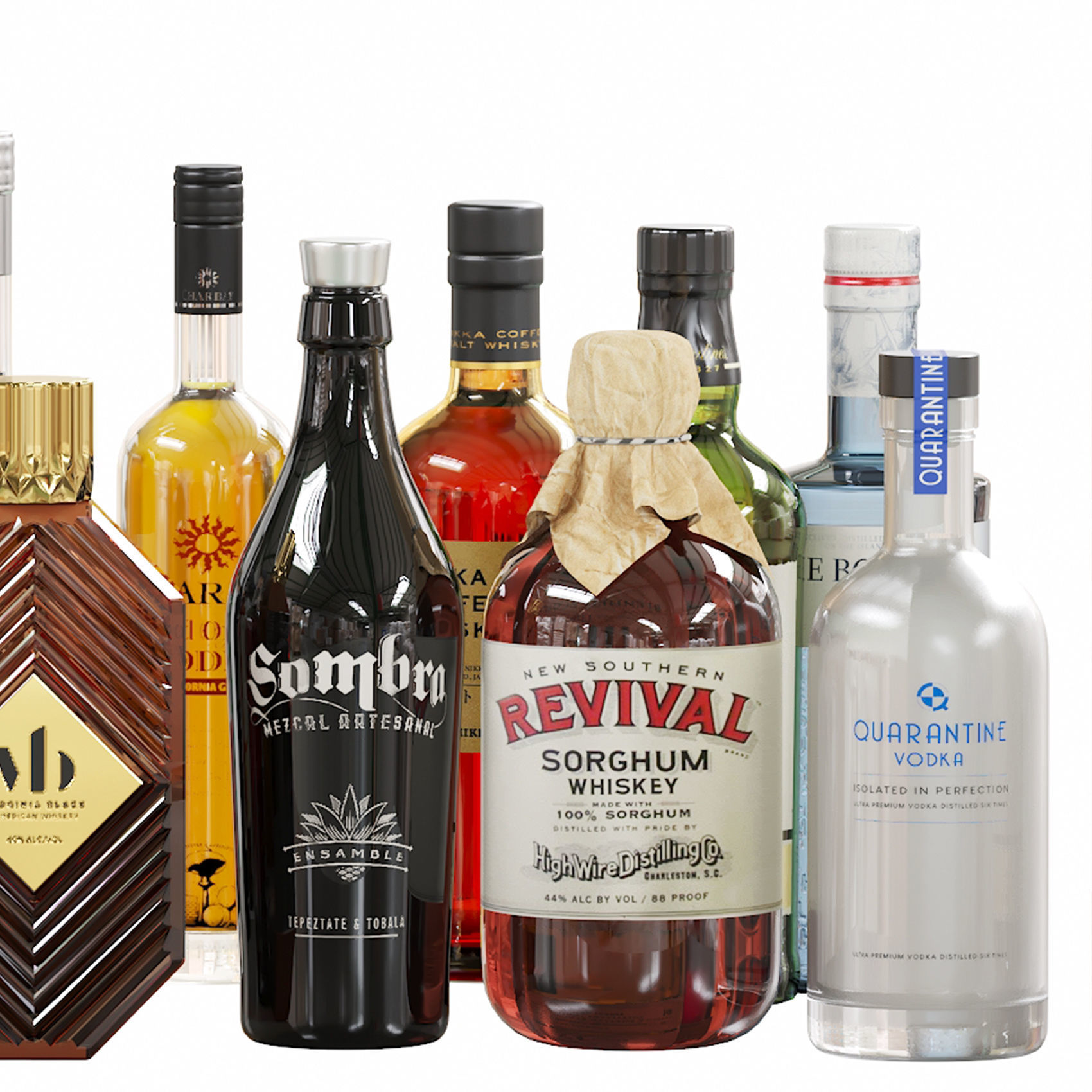 Bottle 05 3D model_3