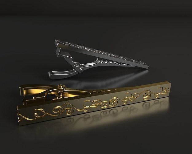 Decal Tie Clip 3D print model