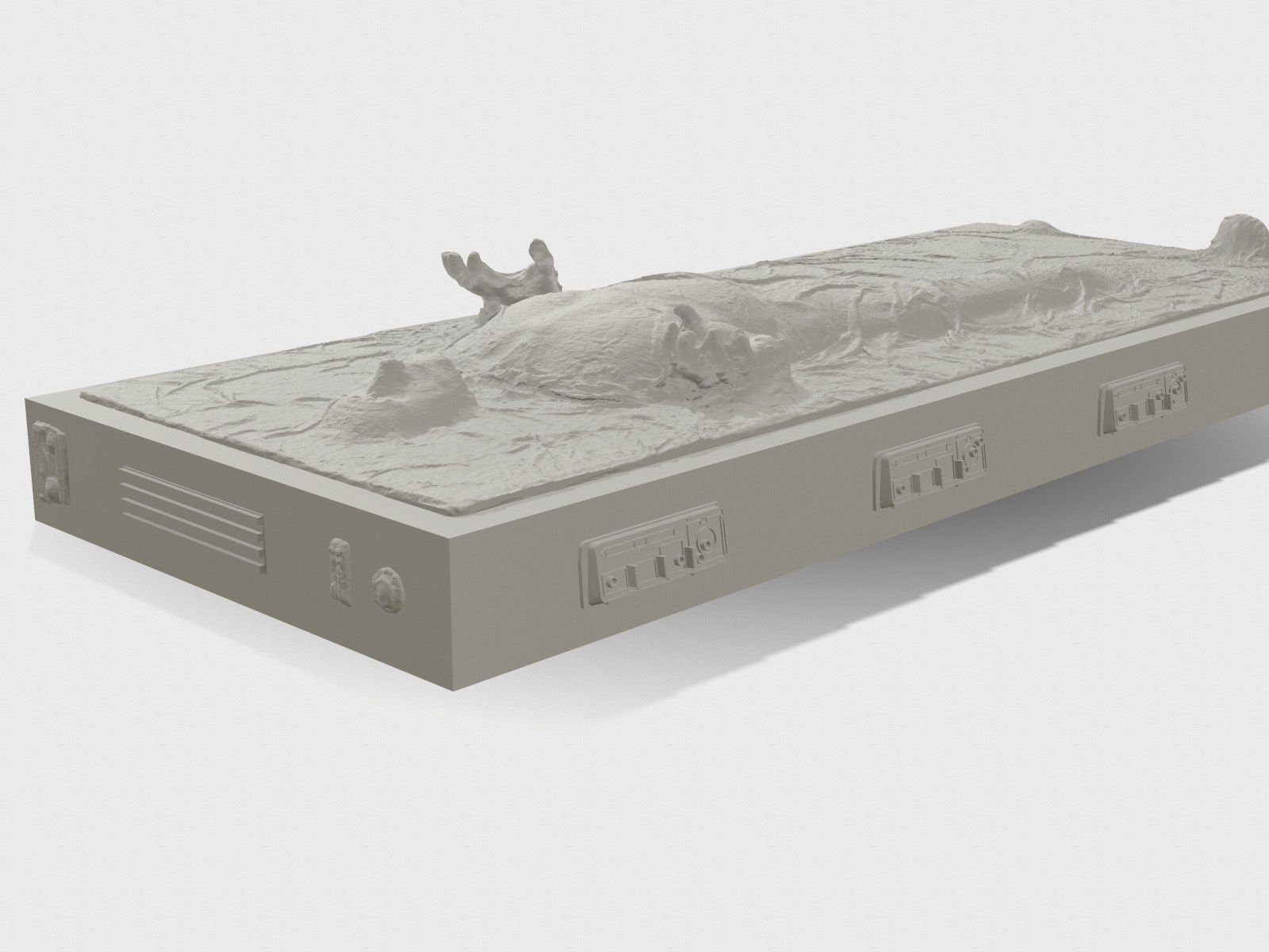 Star Wars Carbonite Han Solo 3D print model_4
