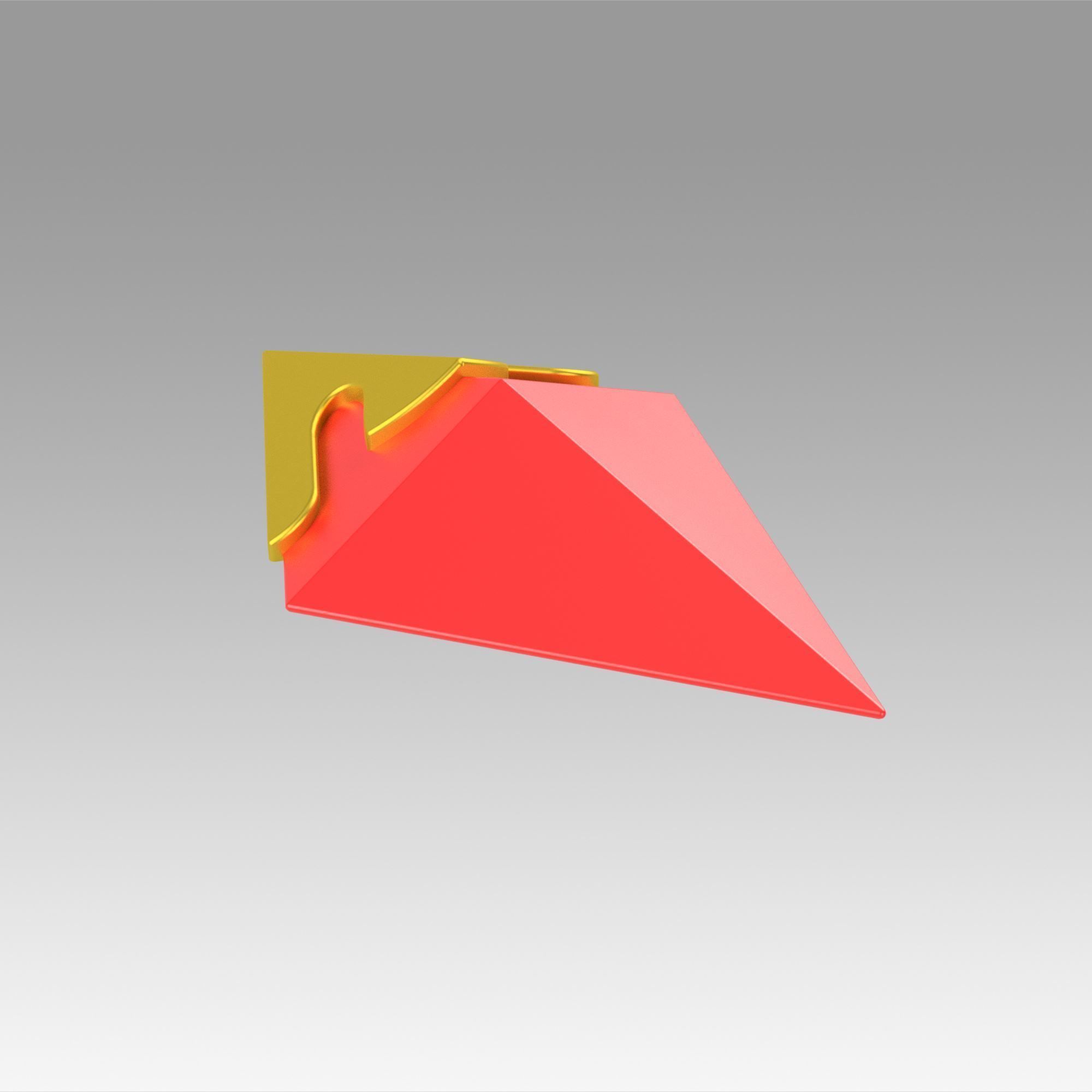 Genshin Impact Diluc Brooch Cosplay Accessory Prop 3D print model_8