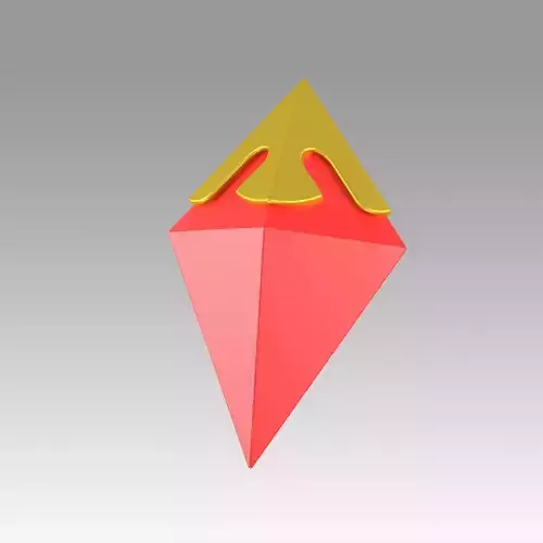 Genshin Impact Diluc Brooch Cosplay Accessory Prop 3D print model