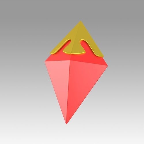 Genshin Impact Diluc Brooch Cosplay Accessory Prop 3D print model