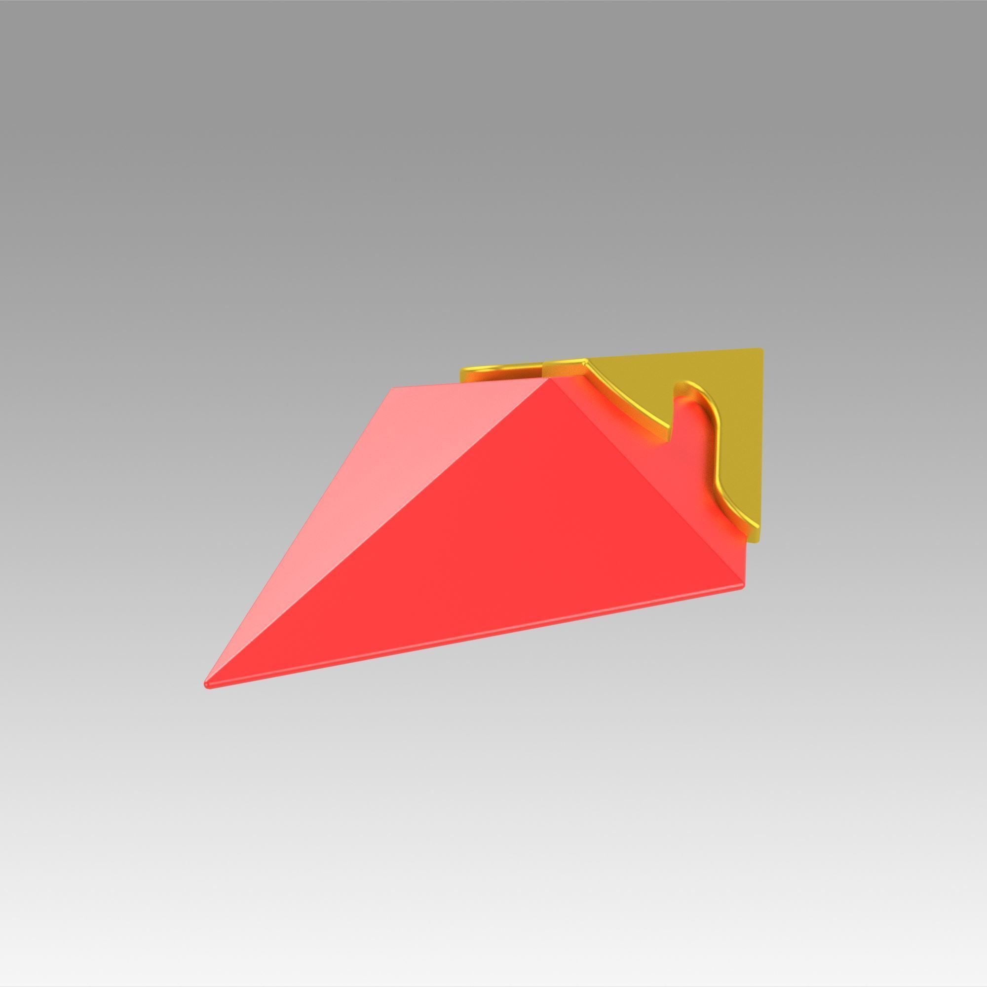 Genshin Impact Diluc Brooch Cosplay Accessory Prop 3D print model_2