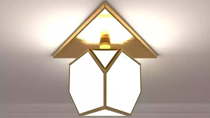 Ceiling Lamp - YVES FLUSHMOUNT - 3ds Max 3D model Ceiling Lamp - YVES FLUSHMOUNT - 3ds Max 3D model
