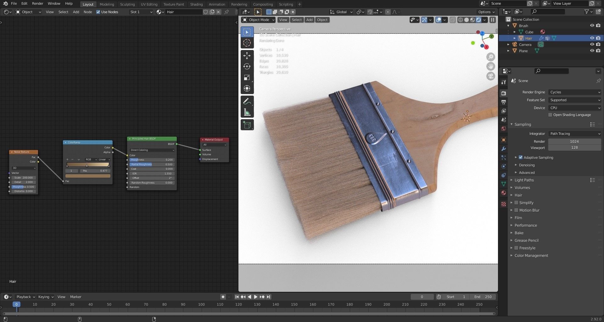 Brush 3D model_7