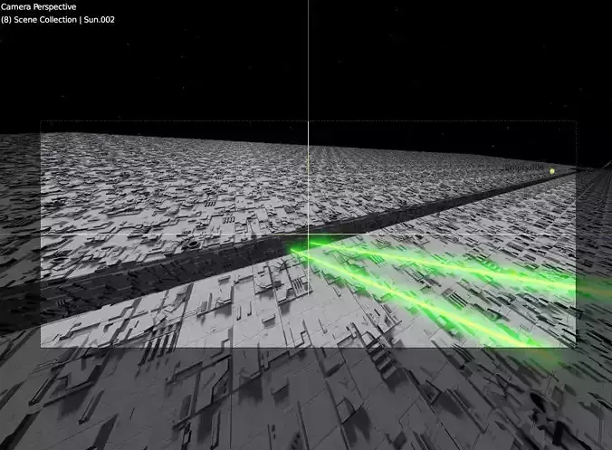 Blender Death Star Trench Run Pack 3D model