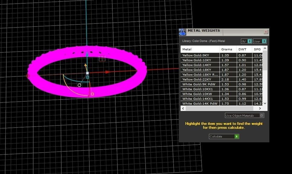 Model 243 Pave Ring 8half US Size  3D print model_15