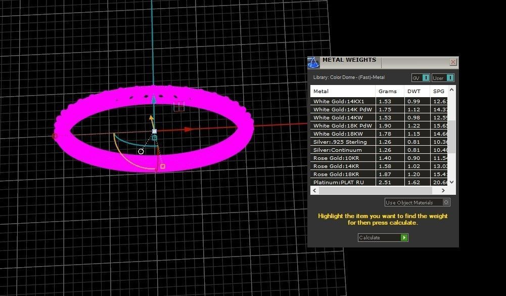 Model 243 Pave Ring 8half US Size  3D print model_16