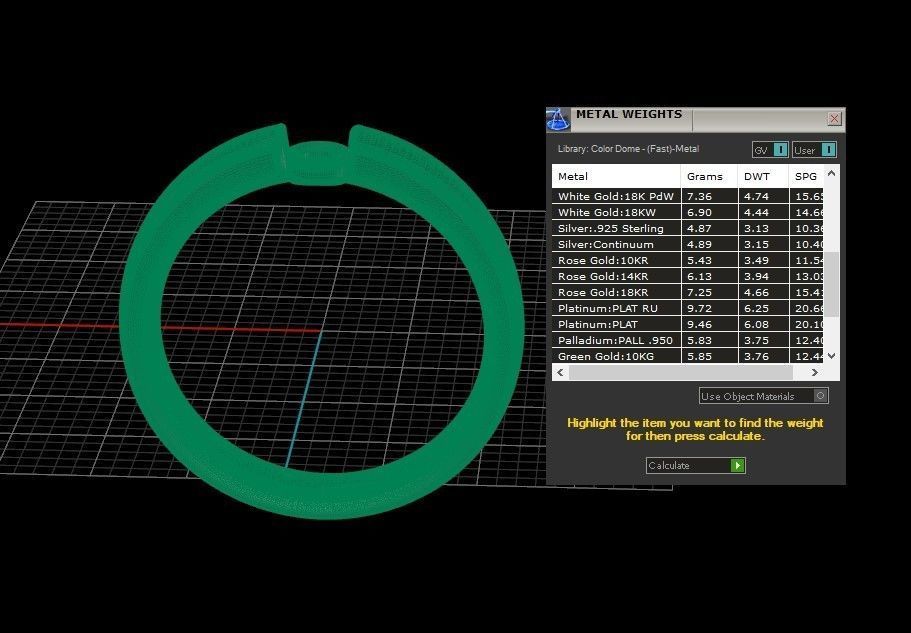Model 245  Solitaire Ring 8half US Size  3D print model_14
