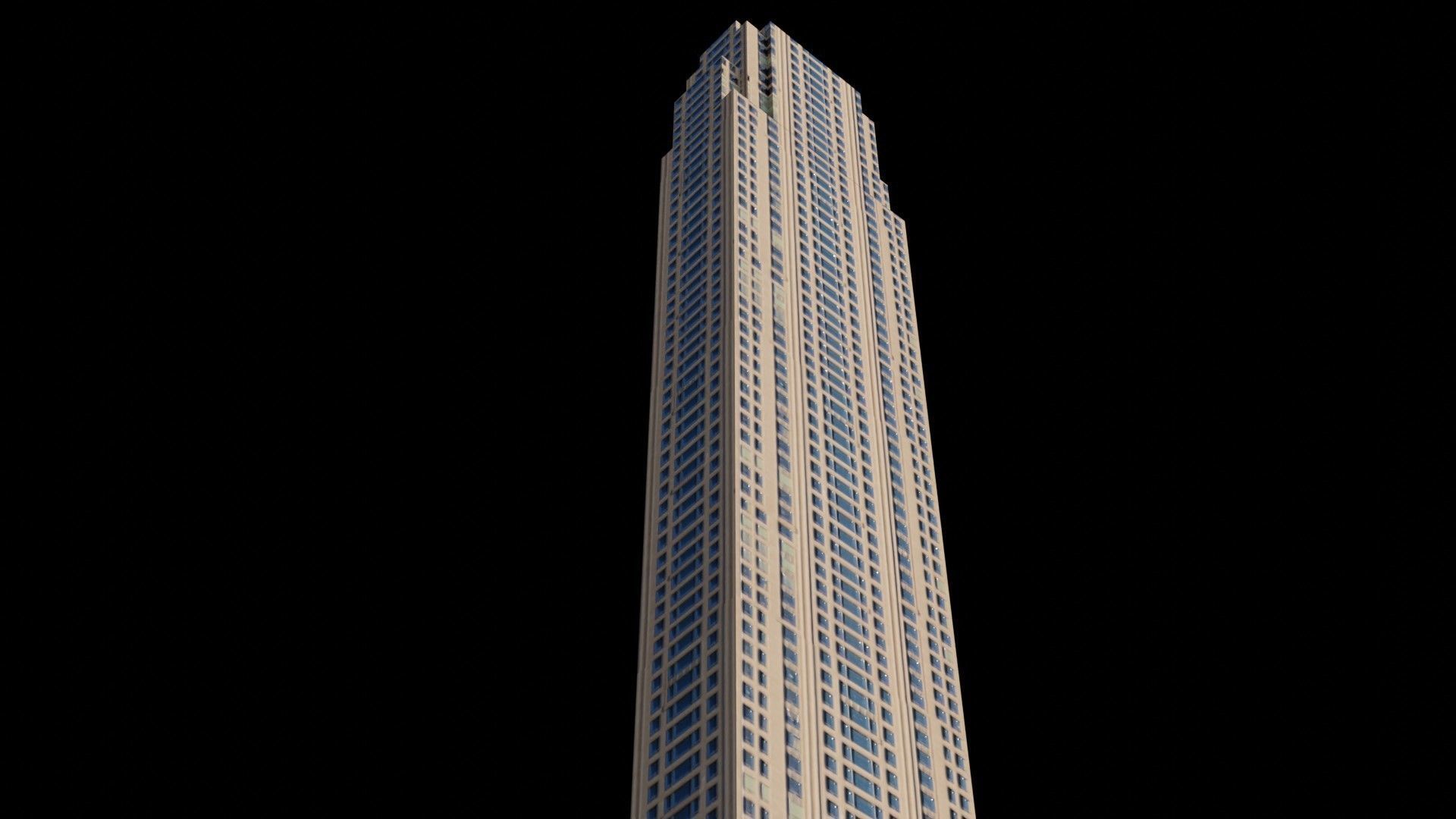 220 Central Park South - NYC Low-poly 3D model_1