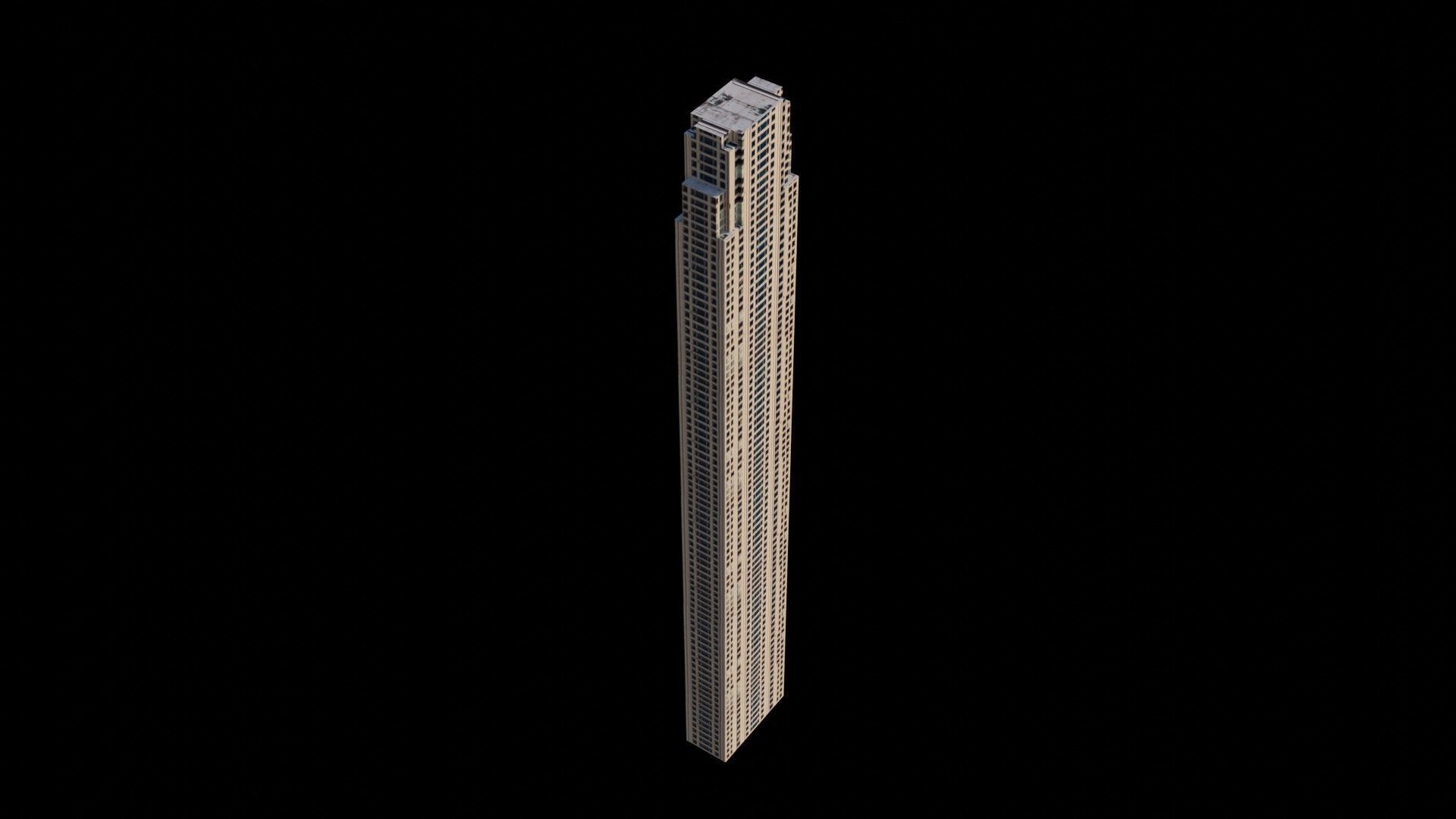 220 Central Park South - NYC Low-poly 3D model_2